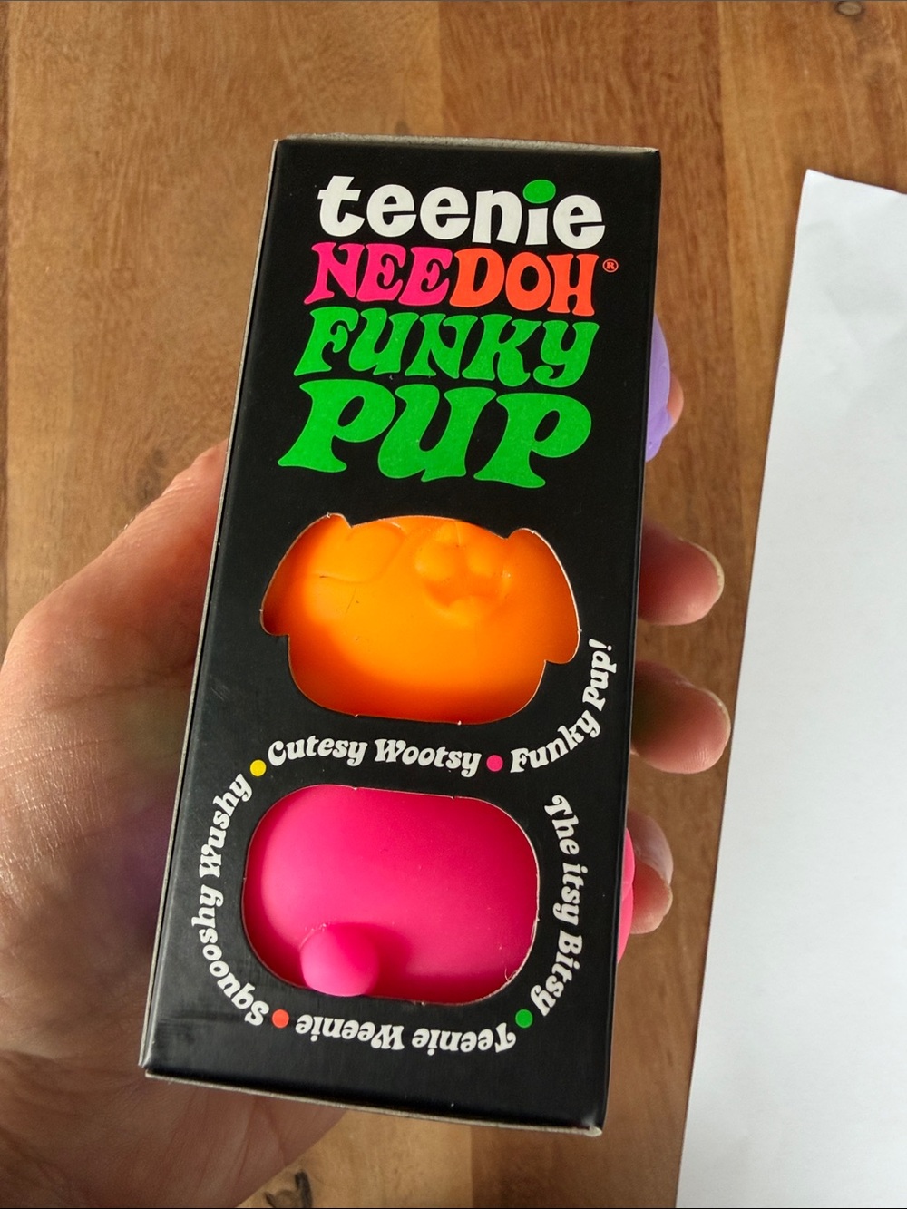 Teenie Needoh Funky Pup 3-Pack - Neon Pink & Purple - Picture 5 of 6